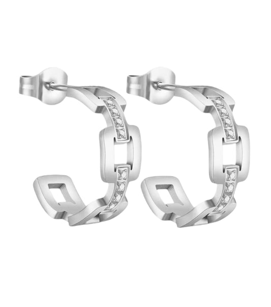 Stålörhängen med CZ 17MM