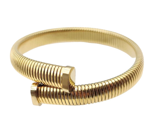 Stålarmband med 18K förgyllning - Flexibelt 10MM / 8MM