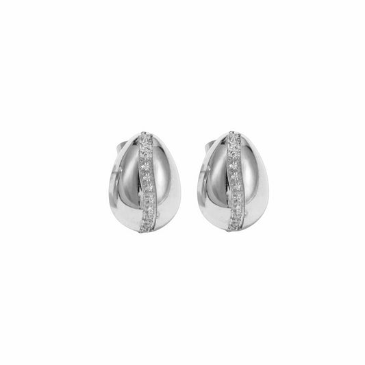 Stålörhängen med CZ 13MM / 9MM