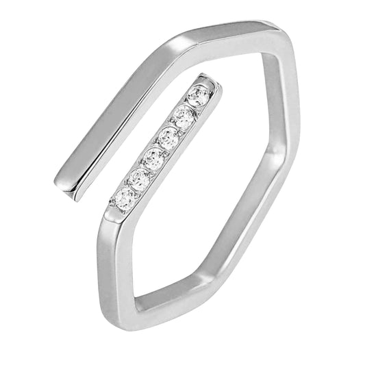 Stålring med CZ - Reglerbar