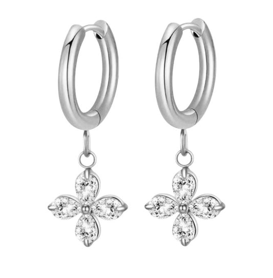 Stålörhängen med CZ 30MM