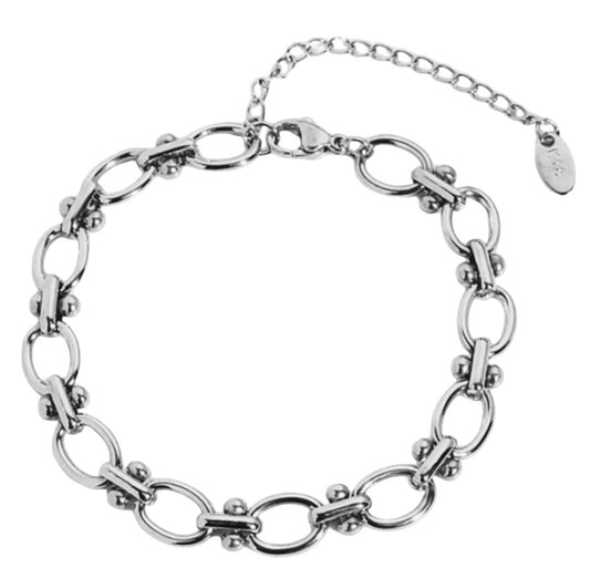 Stålarmband 17+4 cm