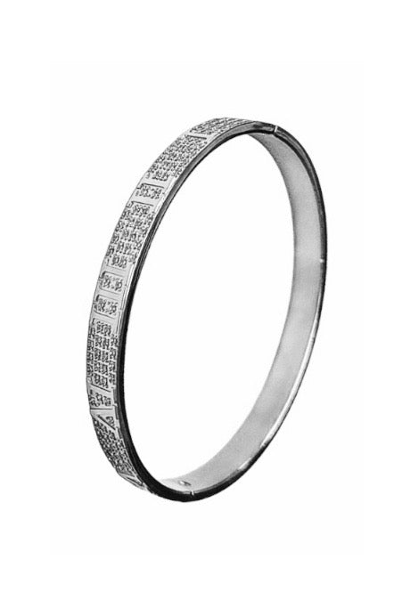 Stålarmband med CZ 6MM