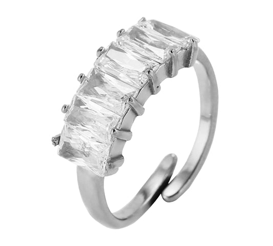 Stålring med CZ - Reglerbar