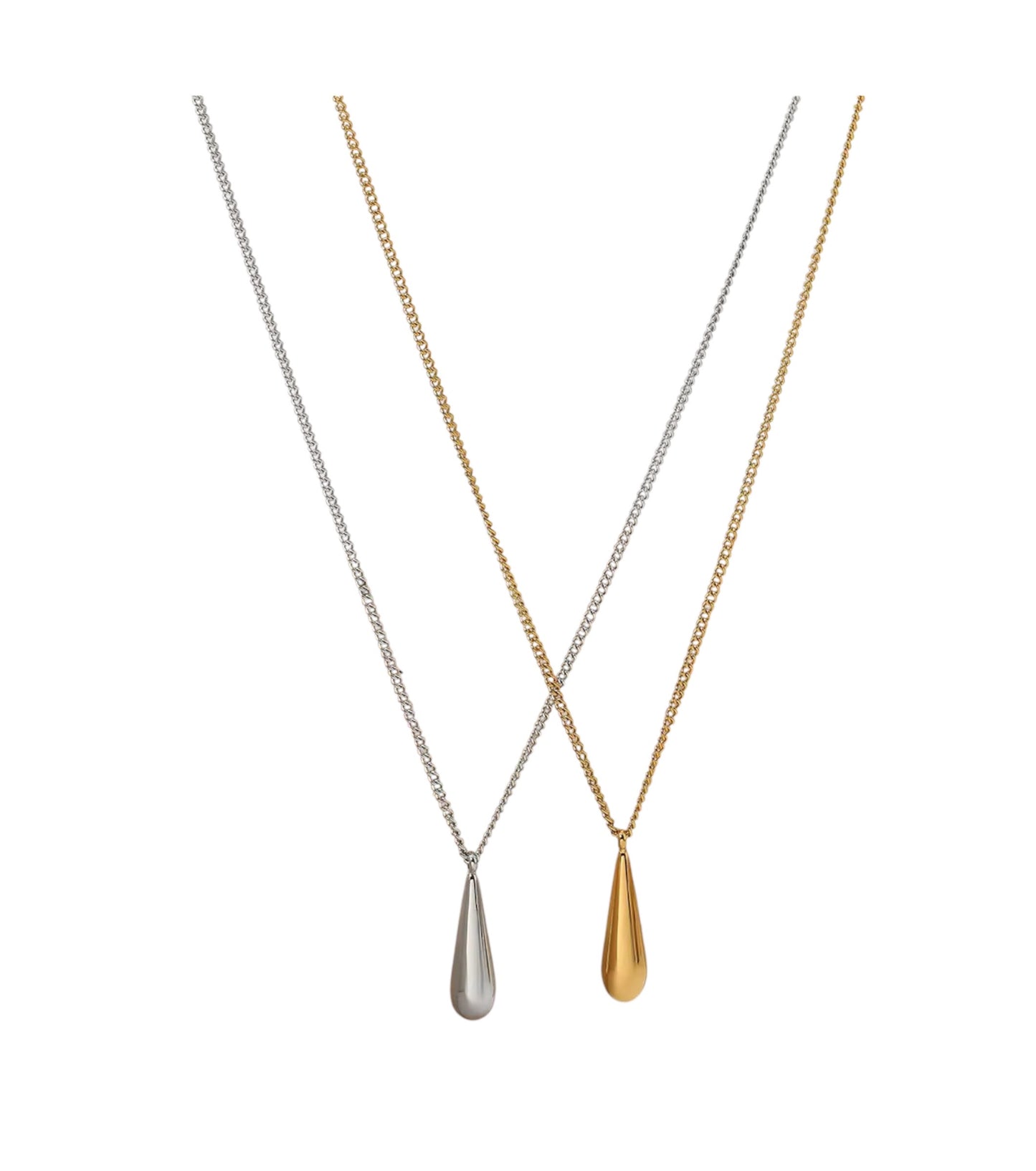 Stålhalsband 61+5 cm
