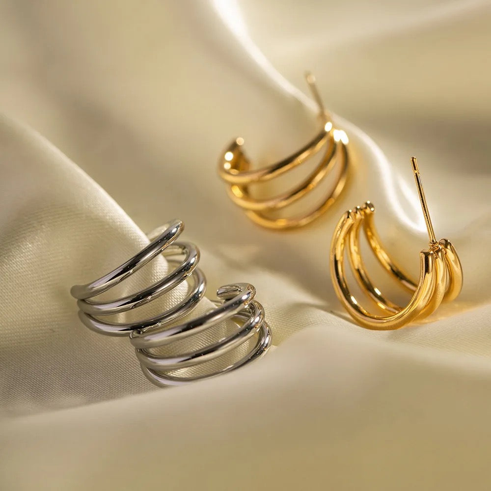 Stålörhängen 19MM / 14MM