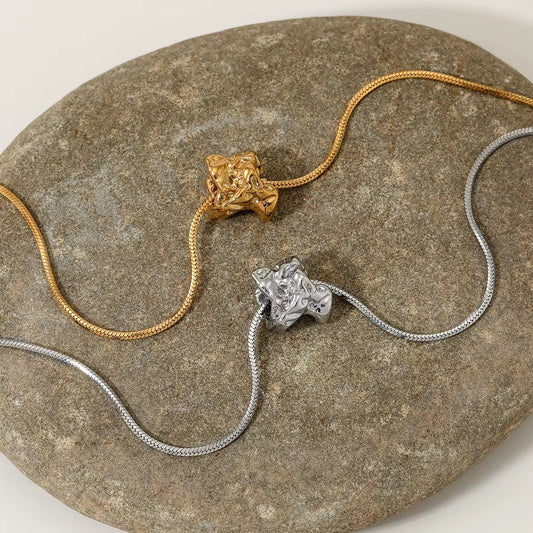 Stålhalsband 40,5+5 cm