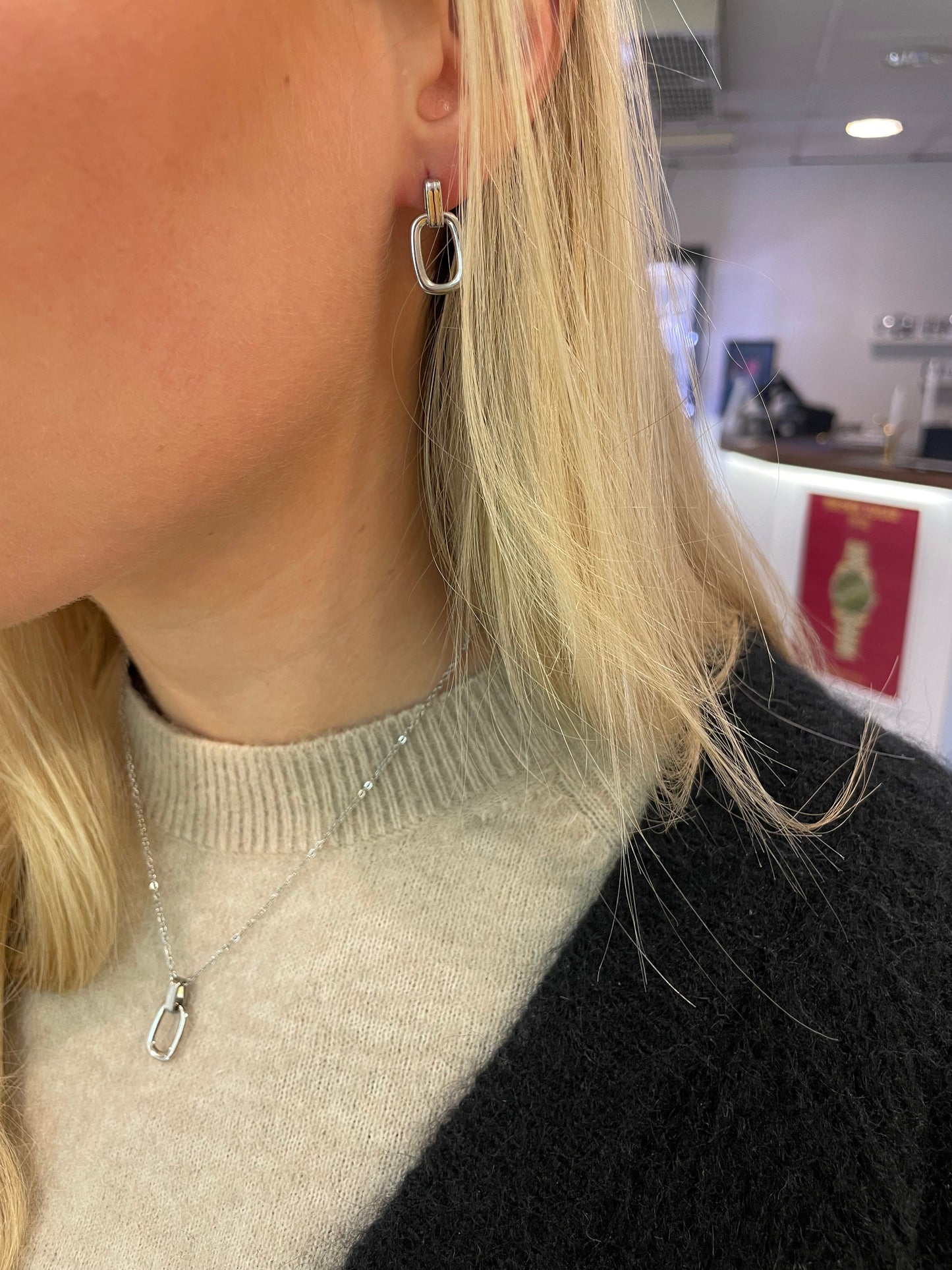 Stålhalsband 40+5 cm