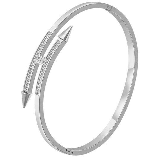 Stålarmband med CZ 11MM