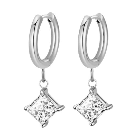 Stålörhängen med CZ 30MM