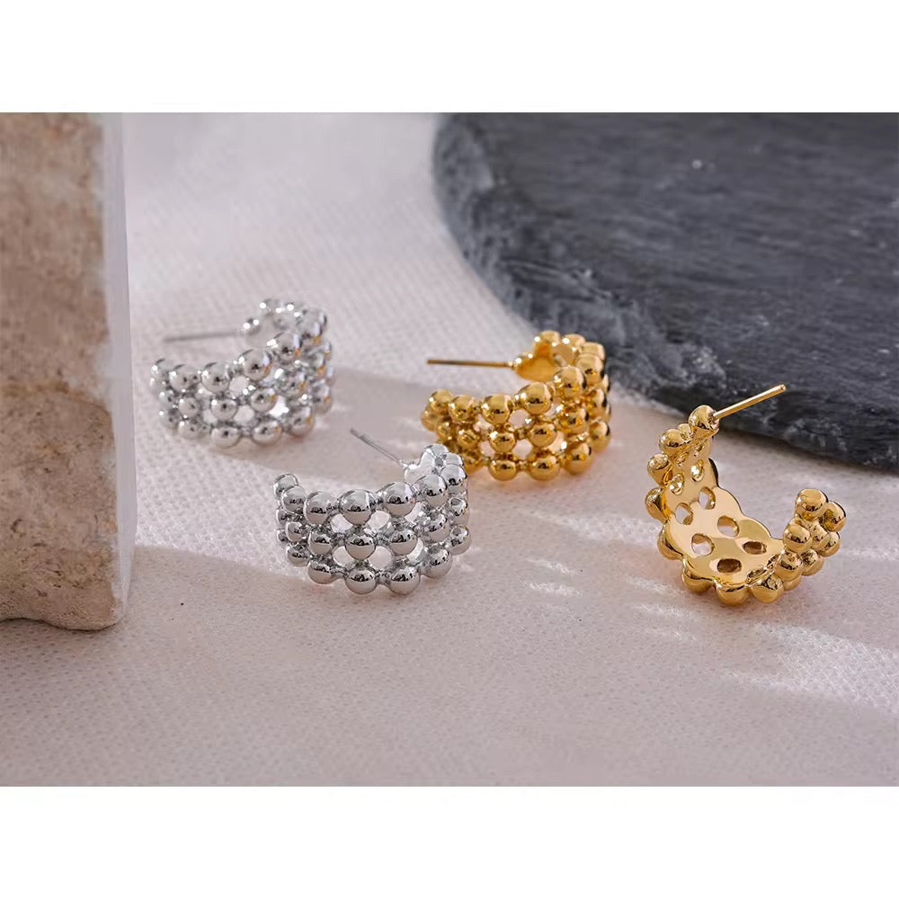 Stålörhängen 23MM / 15MM