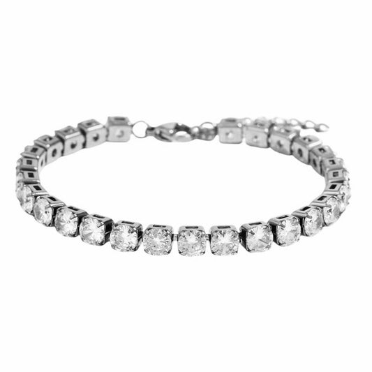 Stålarmband med CZ 16+4 cm 2MM / 3MM / 4MM