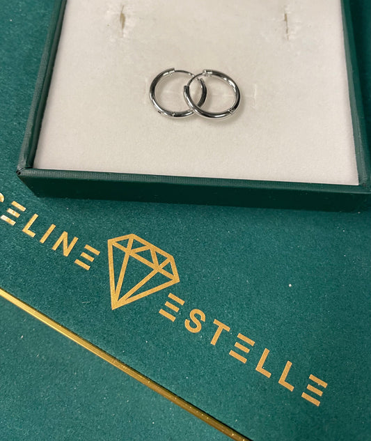 Stålörhängen 10MM / 12MM / 14MM / 16MM (Tjocklek: 2MM)