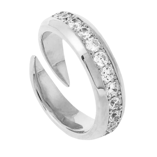 Stålring med CZ - Reglerbar