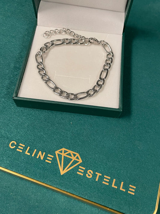 Stålarmband 16,5+4 cm 5 MM / 7 MM