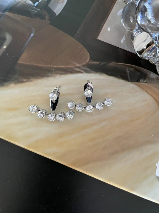 Stålörhängen med CZ 15MM / 25MM