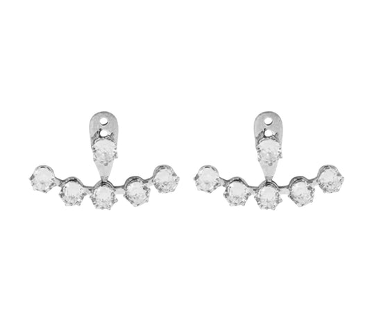 Stålörhängen med CZ 15MM / 25MM