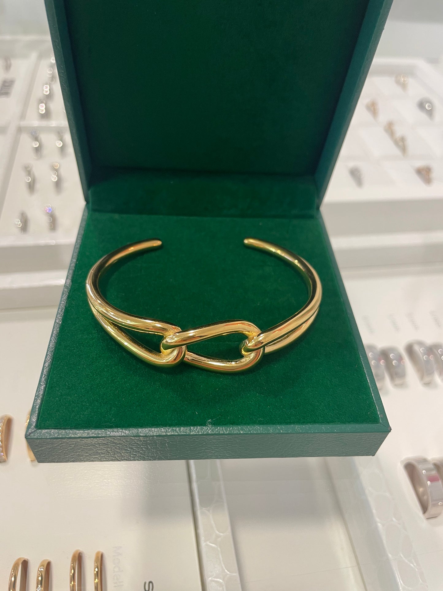 Stålarmband med 18K förgyllning - Reglerbar