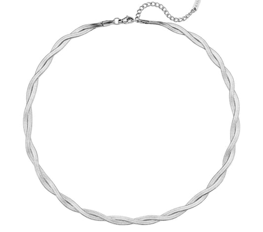 Stålhalsband 40+5 cm