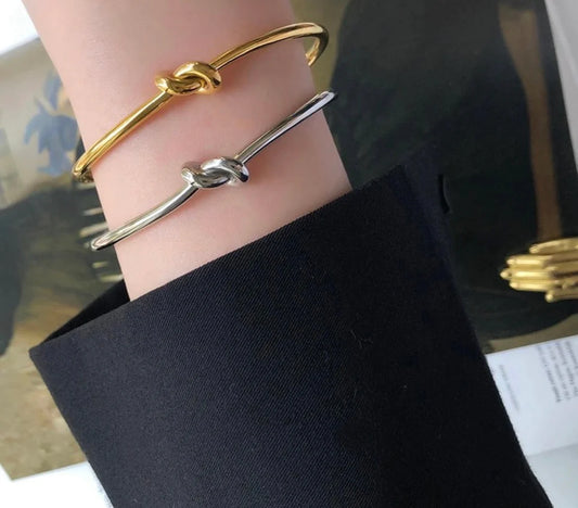 Stålarmband med 18K förgyllning - Reglerbar