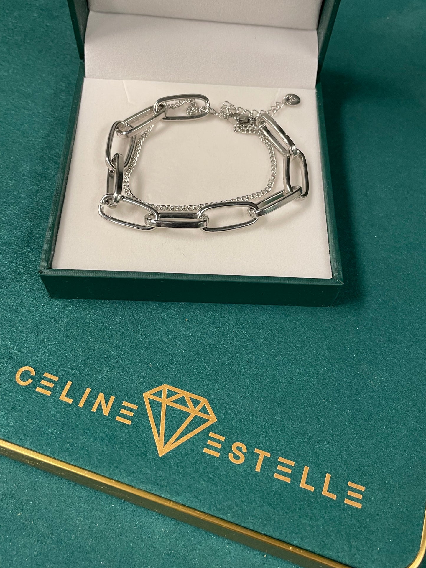 Stålarmband 15+5 cm