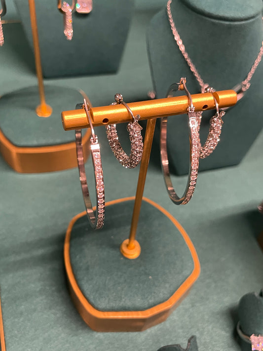 Stålörhängen med CZ 40MM