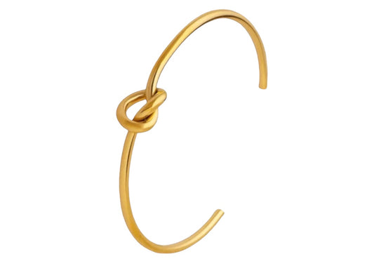 Stålarmband med 18K förgyllning - Reglerbar