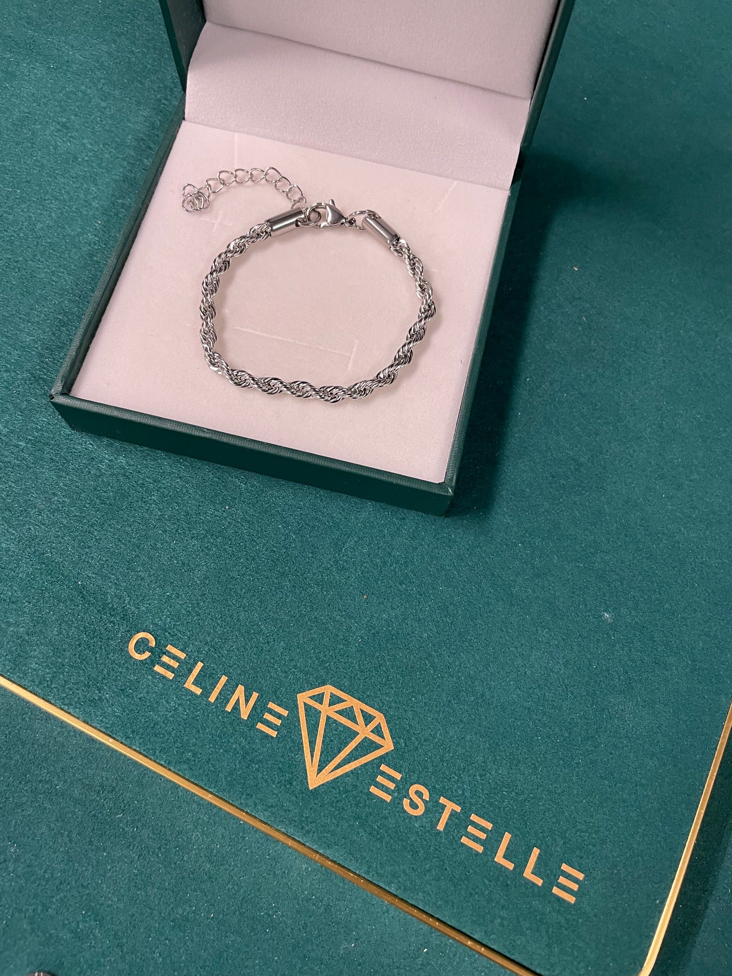 Stålarmband 16+5 cm 4MM / 5MM