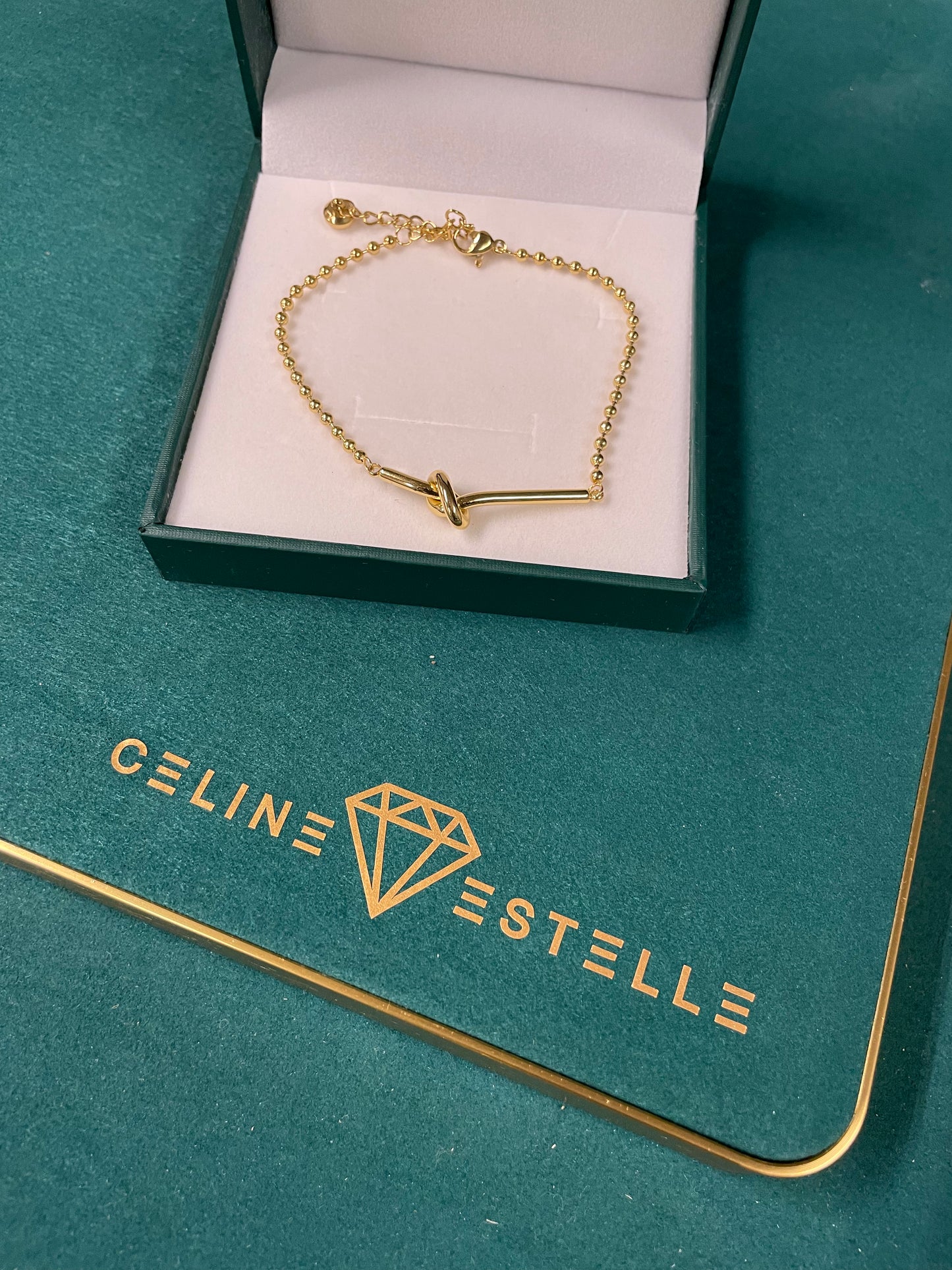 Stålarmband med 18K förgyllning 16+5 cm