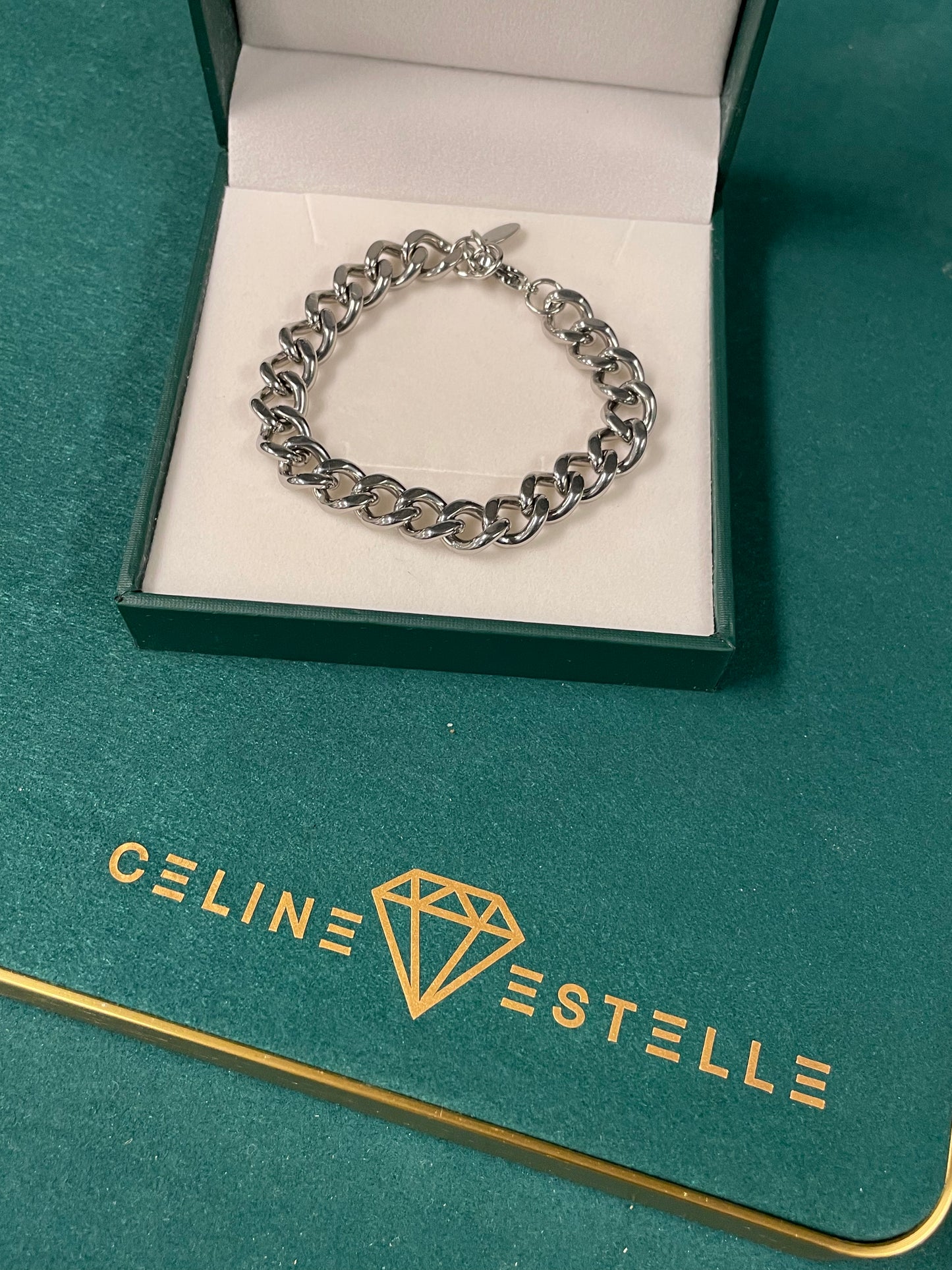 Stålarmband 16+2 cm