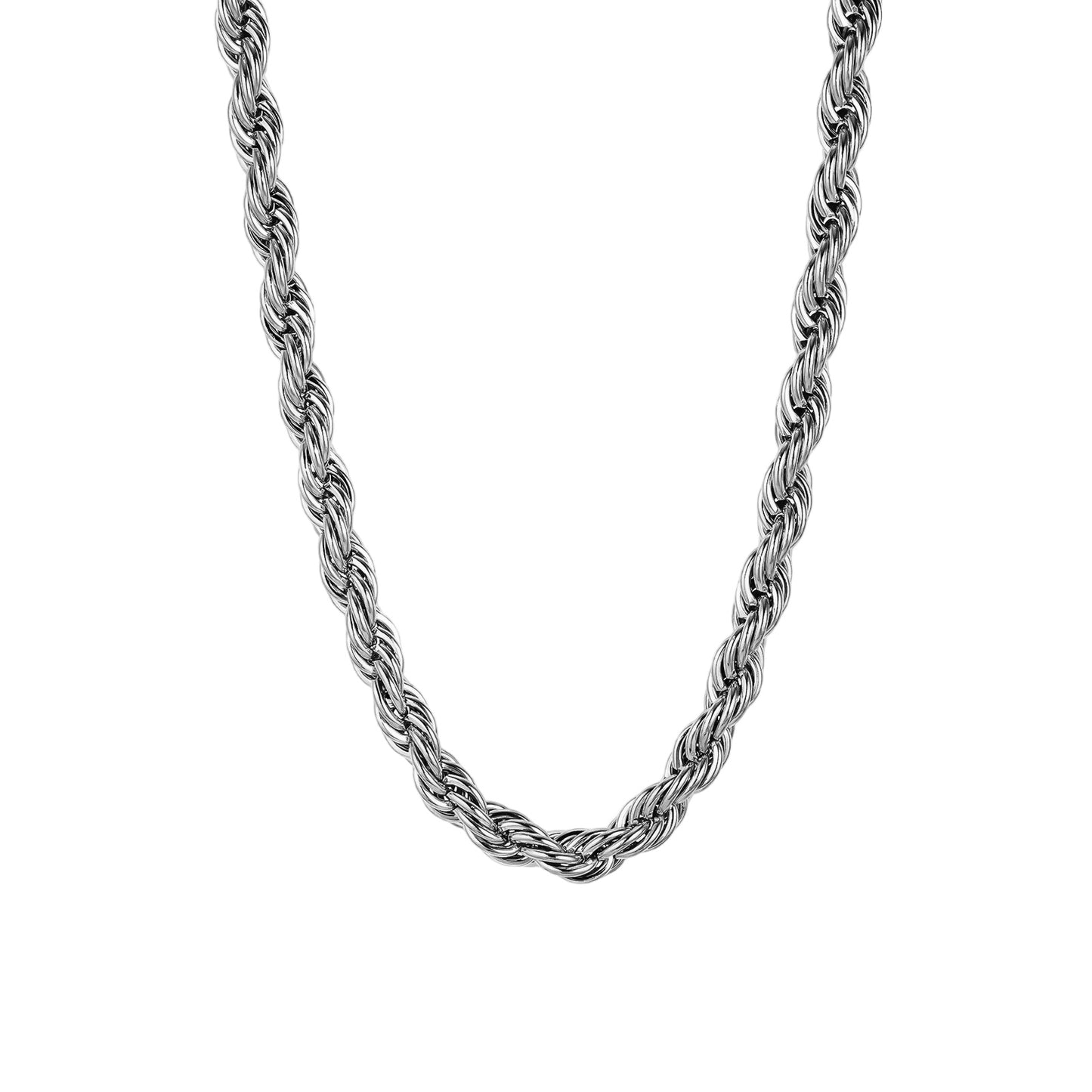 Stålhalsband 5MM / 4MM 45+5 cm