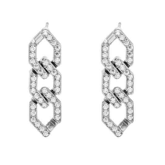 Stålörhängen med CZ 33MM