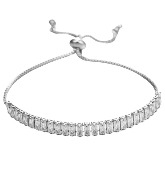 Stålarmband med CZ 6MM