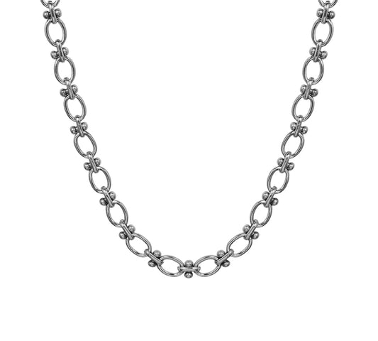 Stålhalsband 40+5 cm