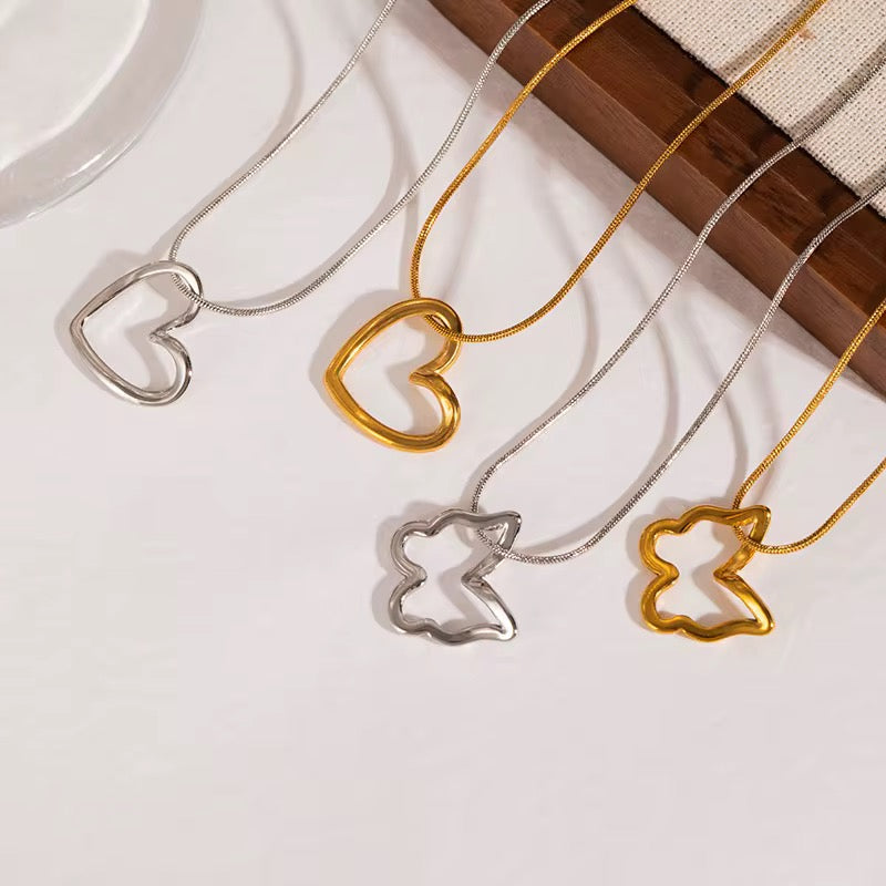 Stålhalsband 40+5 cm