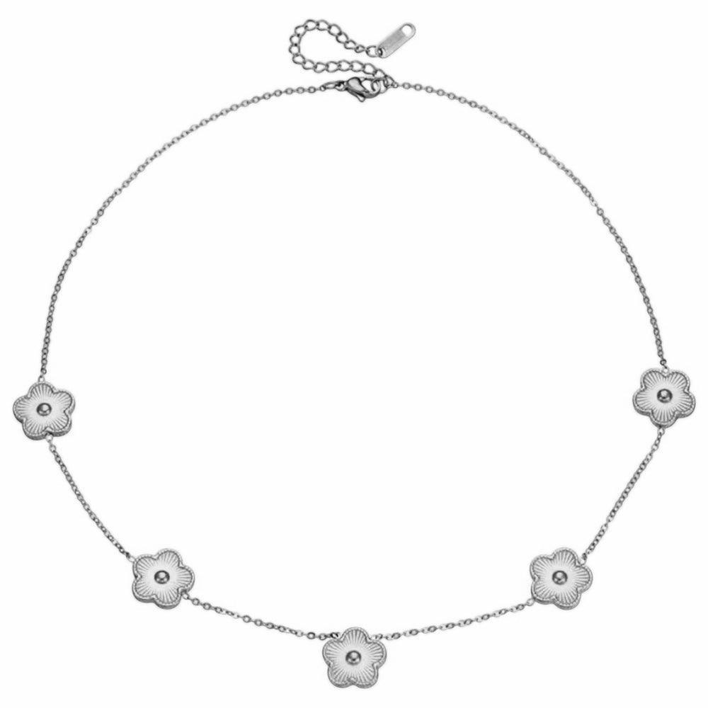 Stålhalsband 40+5 cm