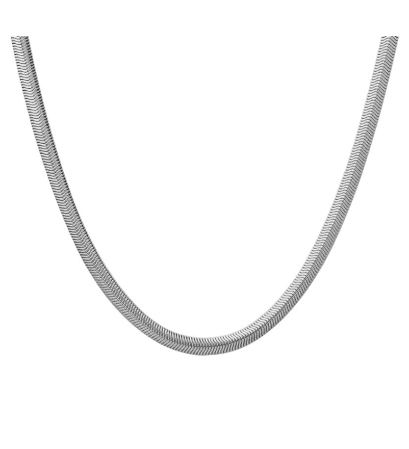 Stålhalsband 45+5 cm 4MM / 2MM