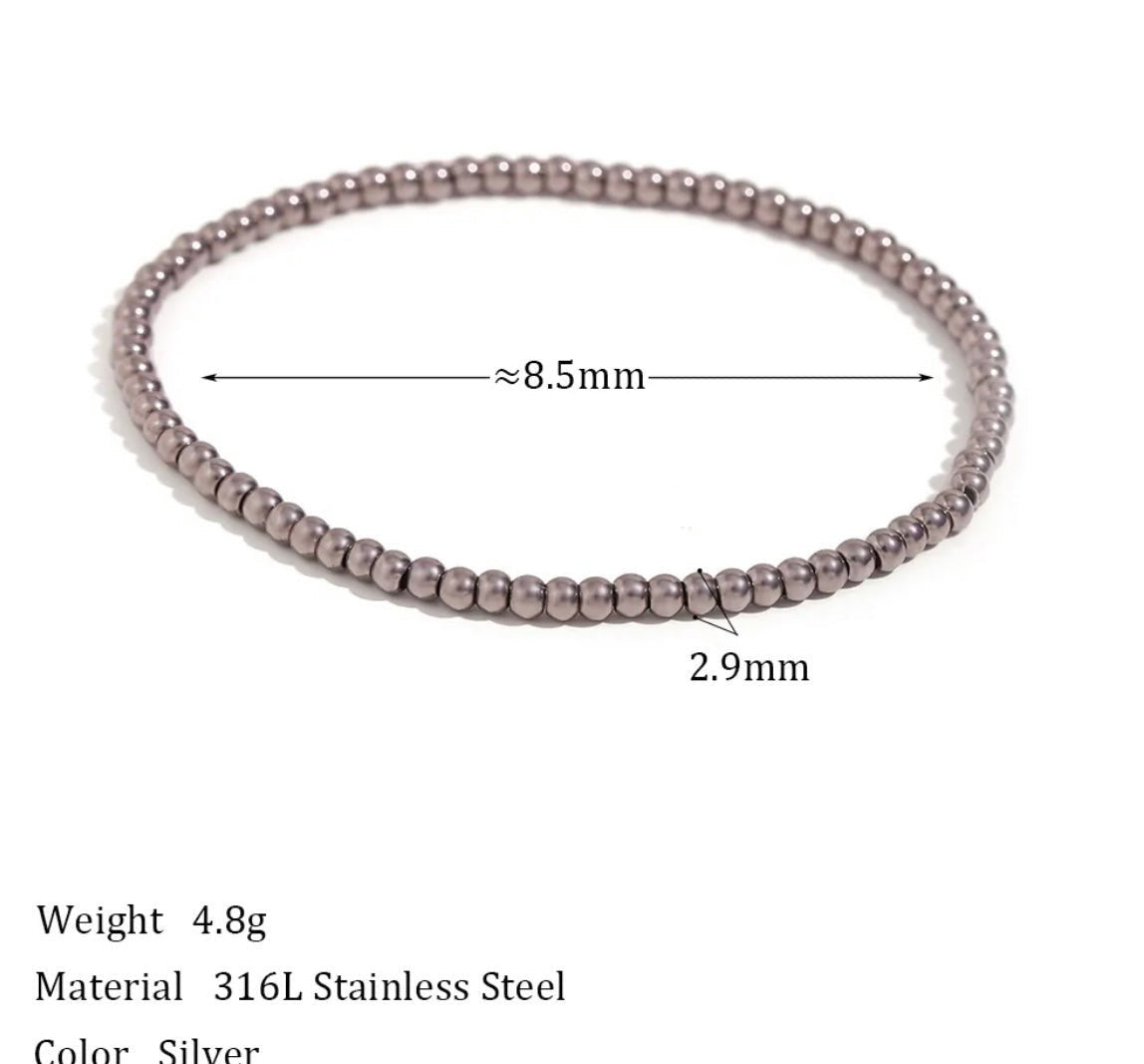 Stålarmband 6MM / 5MM / 4MM / 3MM